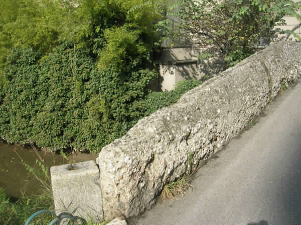 Ponte vecchio. Sponde in ceppo